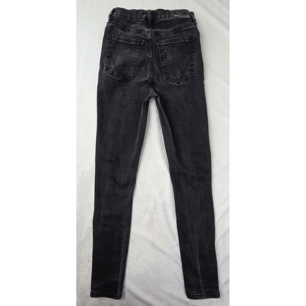 Kendall + Kylie Jeans 3/26 Black‎ High Rise Skinny The Skyscraper Excellent
